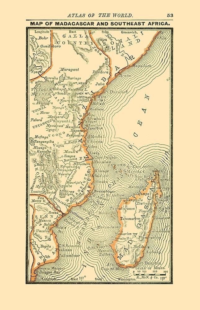 Madagascar South East Africa - Alden 1886
