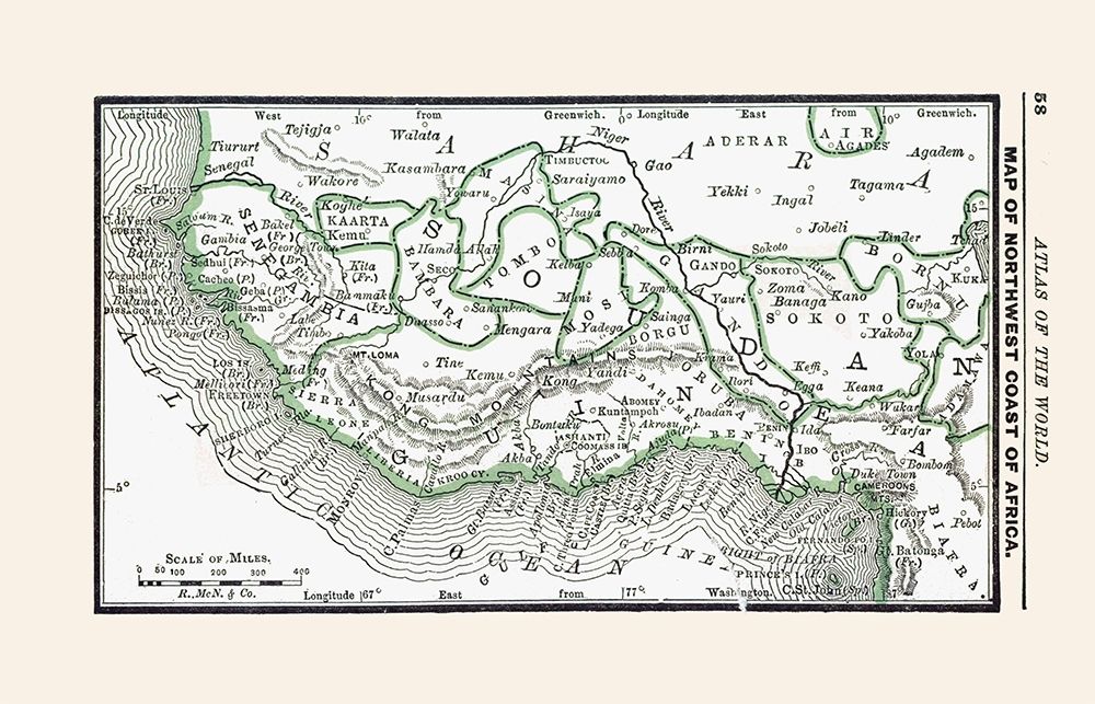 North West African Coast - Alden 1886