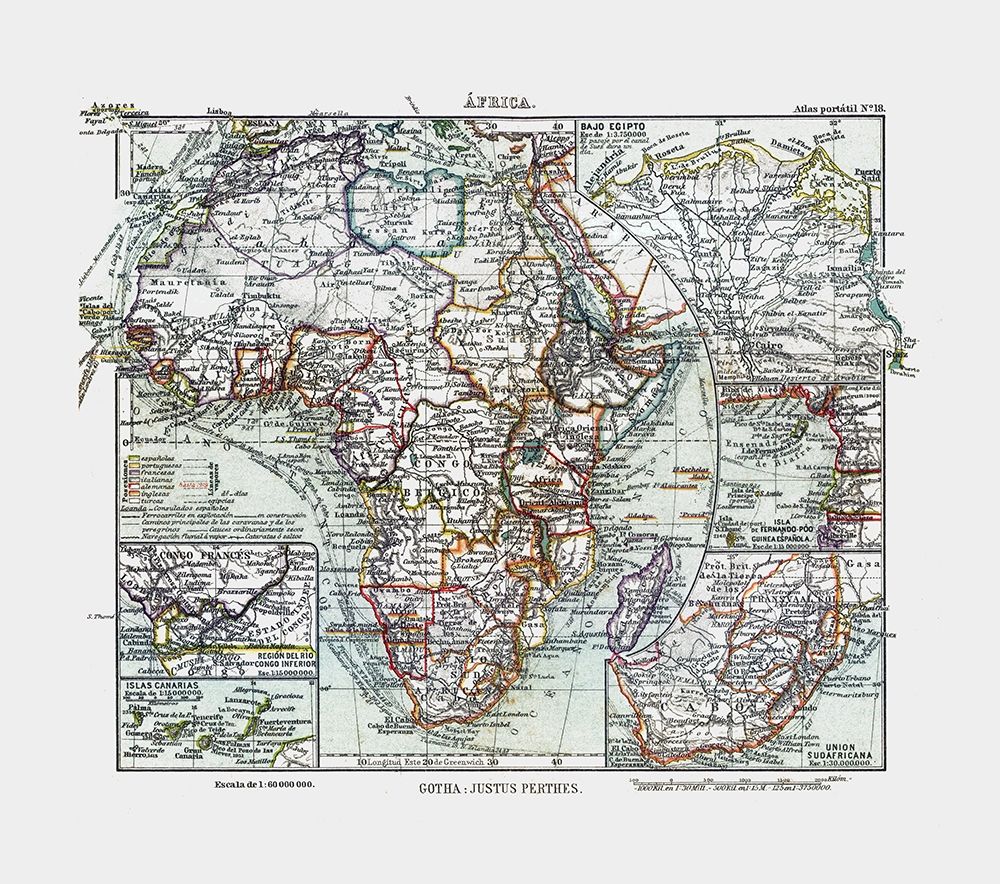 Africa - Perthes 1921