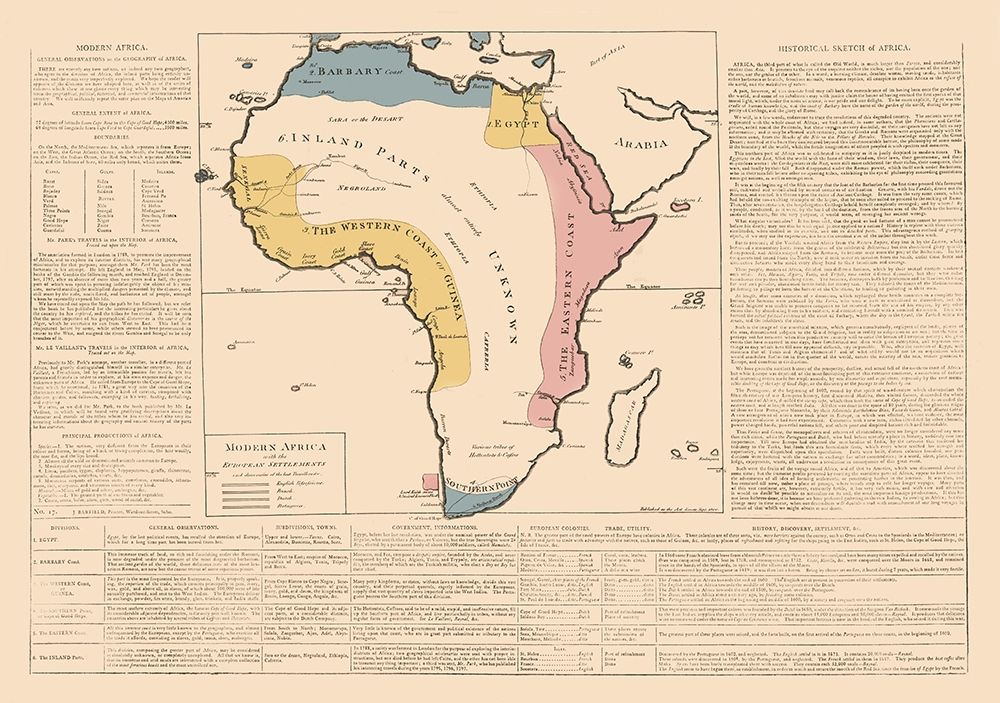 Africa - Le Sage 1801
