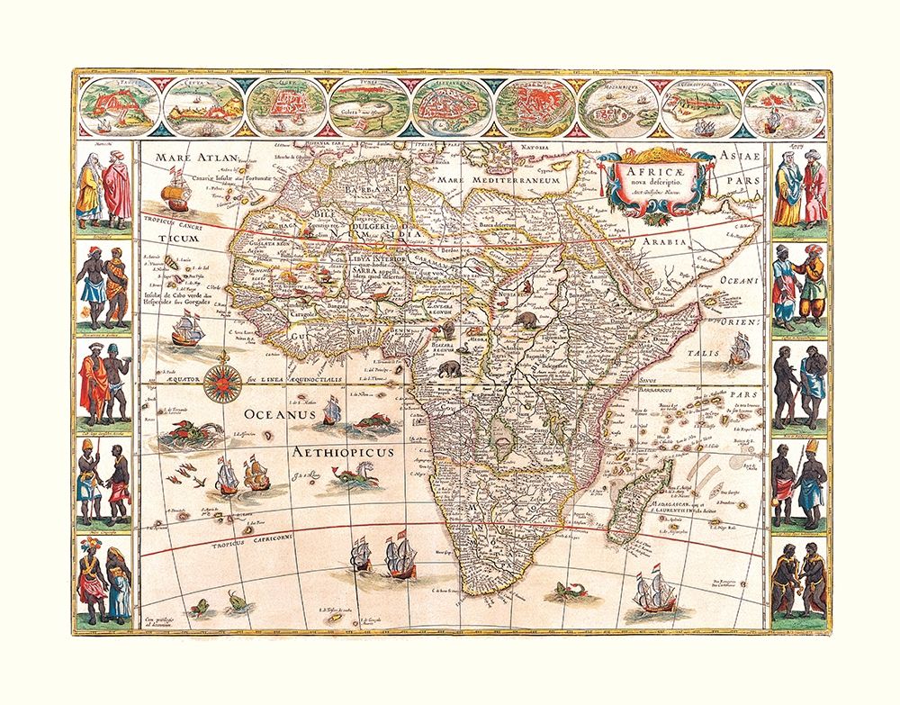 Africa - Blaeu 1630