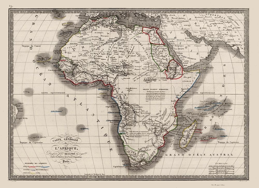 Africa - Monin 1839