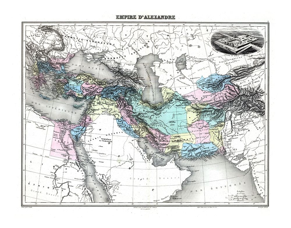 Alexander the Great Empire Europe Asia - Lacoste