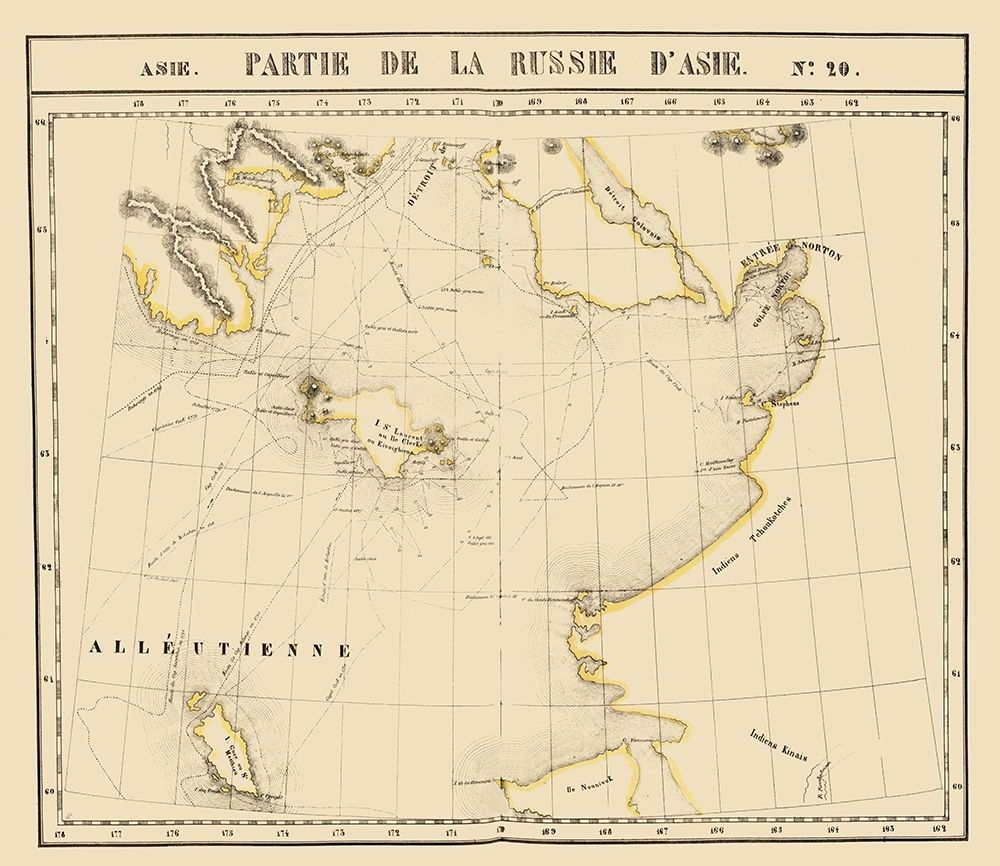 Russia in Asia - Vandermaelen 1827