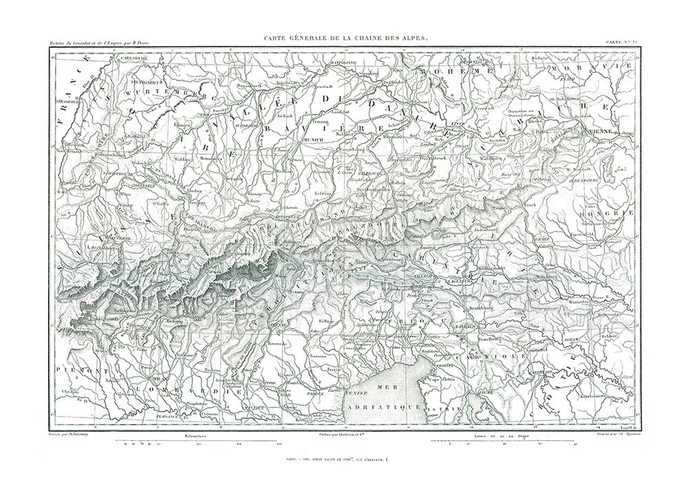 Alps Europe - Thiers 1866