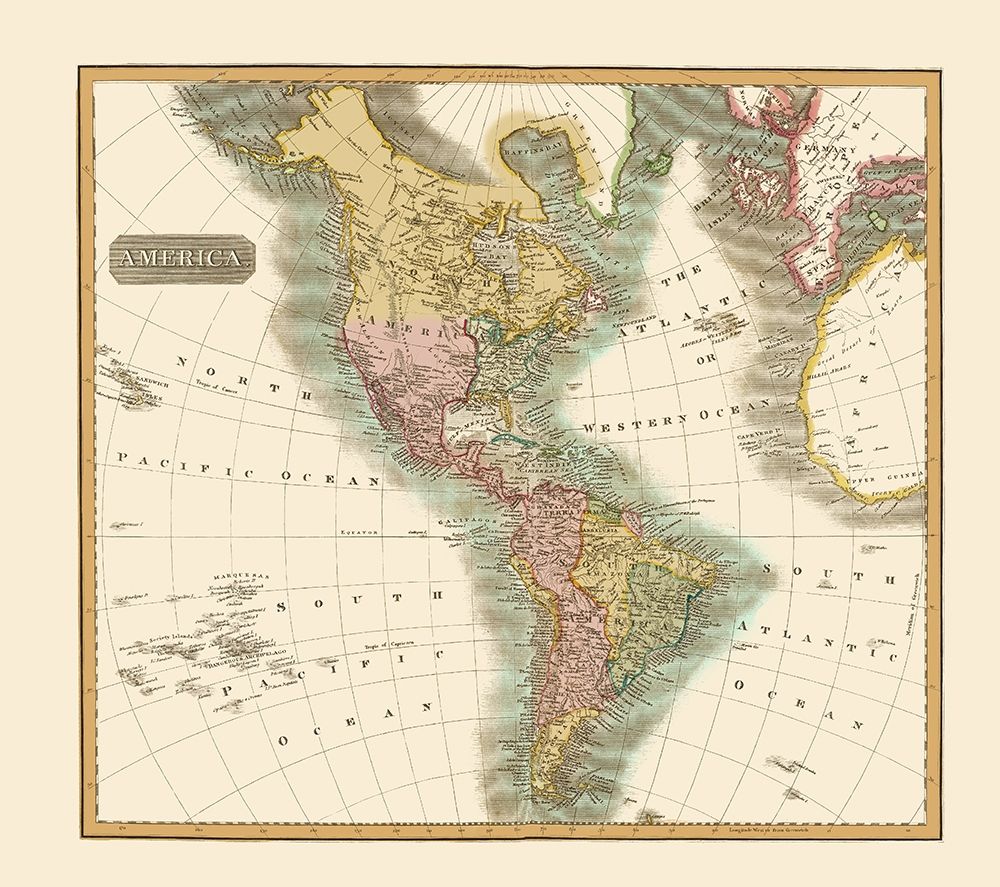 North South America - Thomson 1814