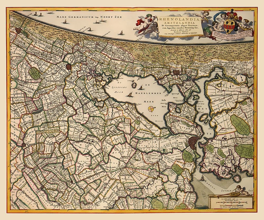 Amsterdam Area - Visscher 1681