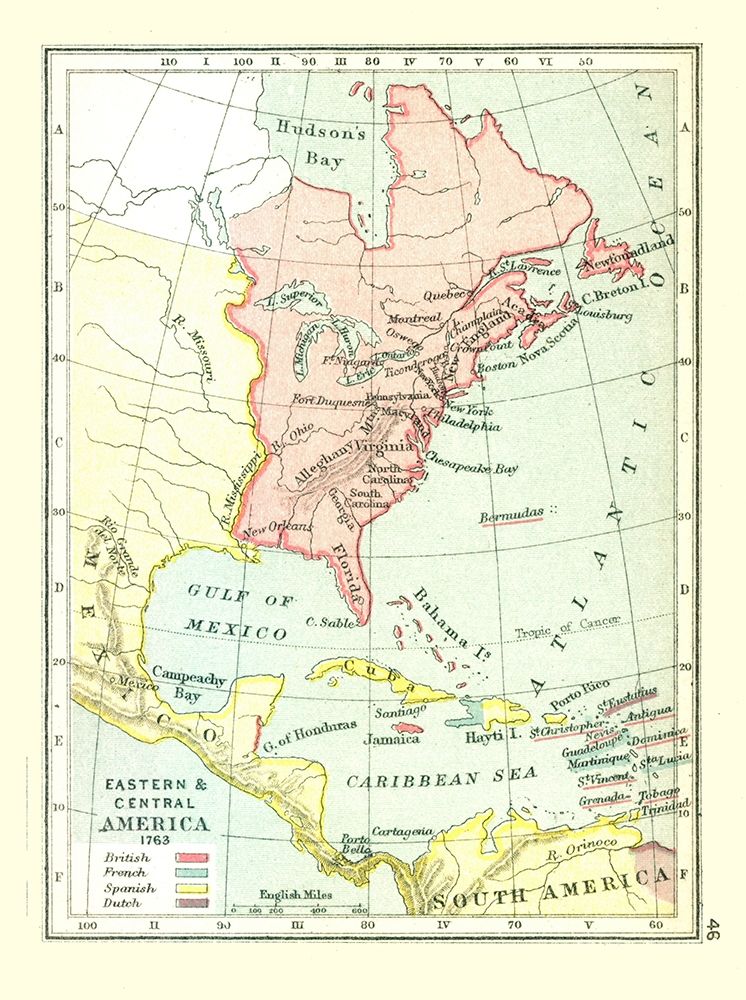 Eastern Central America - Gardiner 1763
