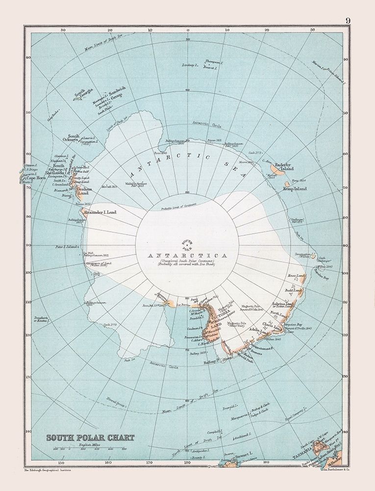 Antarctica - Bartholomew 1892