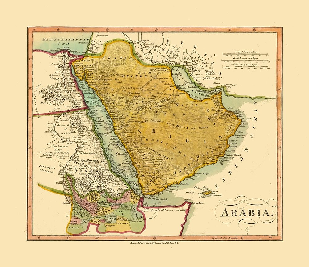 Arabia - Darton 1812