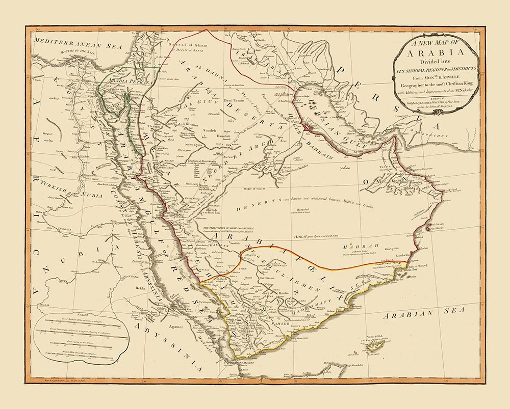 Arabia - Laurie 1794
