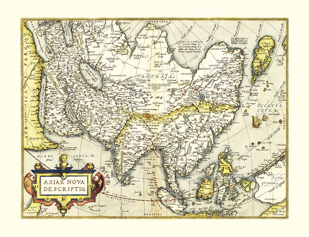 Asia - Ortelius 1570