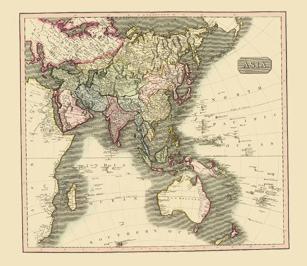 Asia Australia - Thomson 1814