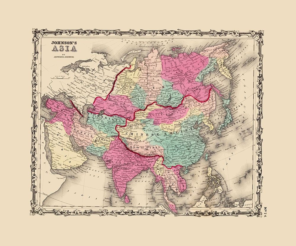 Asia - Johnson 1860