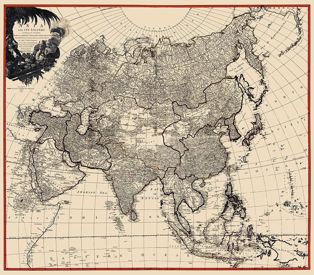 Asia with Islands - Laurie 1799