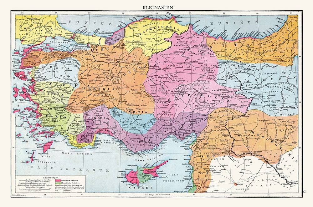 Asia Minor - Droysen 1886