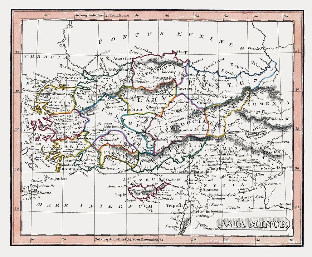 Asia Minor - Fenner 1830