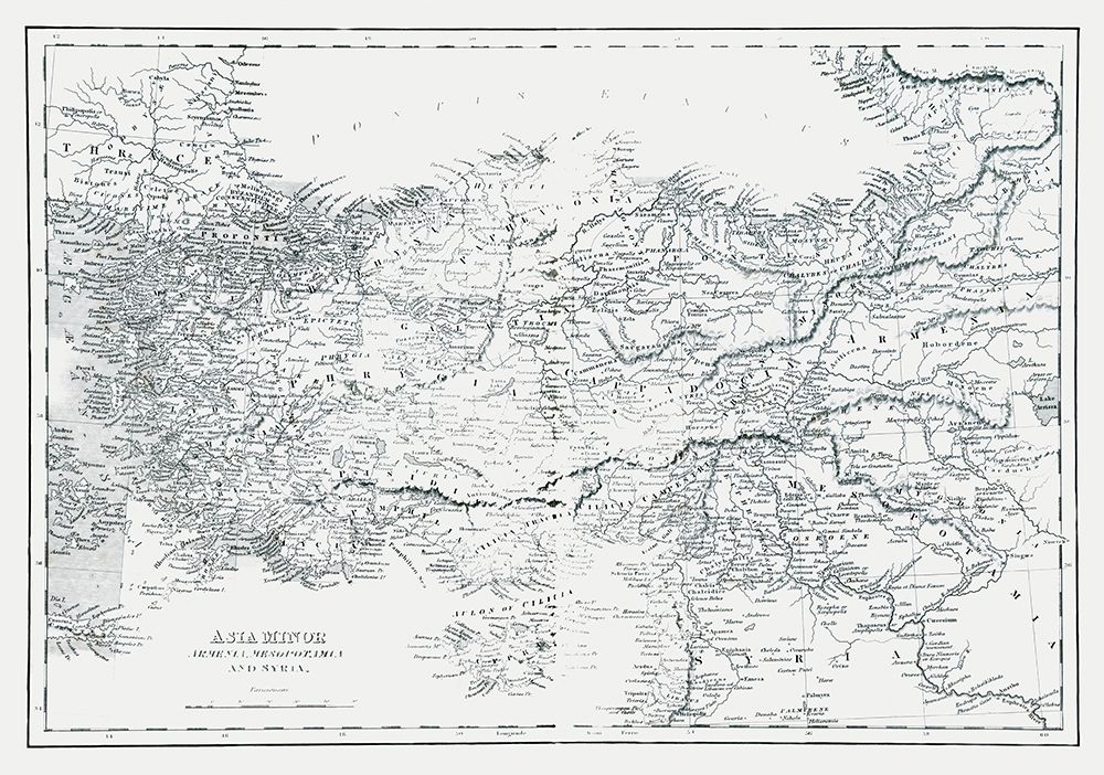 Asia Minor Armenia Mesopotamia Syria - Oxford 1828