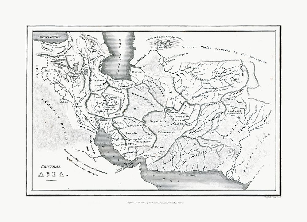 Central Asia - Oxford 1828