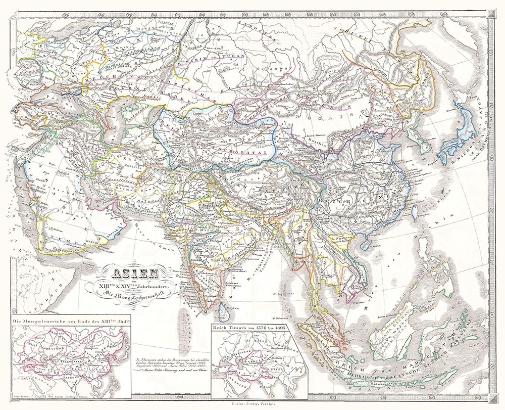Asia Mongol Empire - Spruner 1855