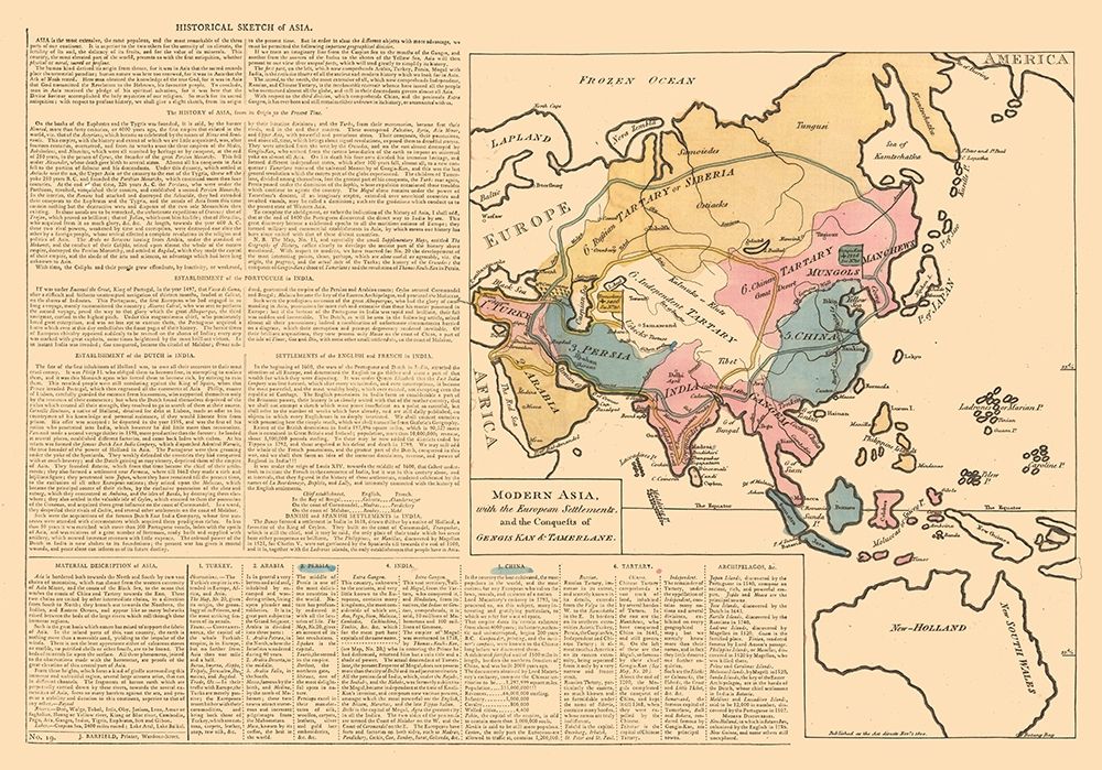 Asia - Le Sage 1801