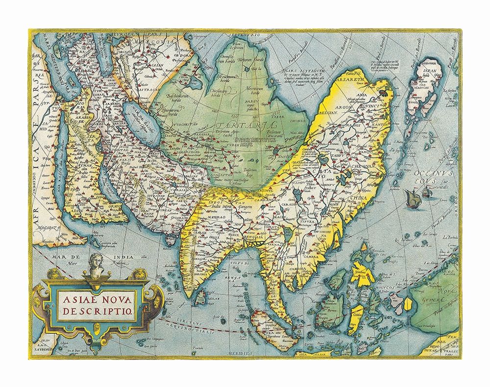 Asia - Ortelius 1670