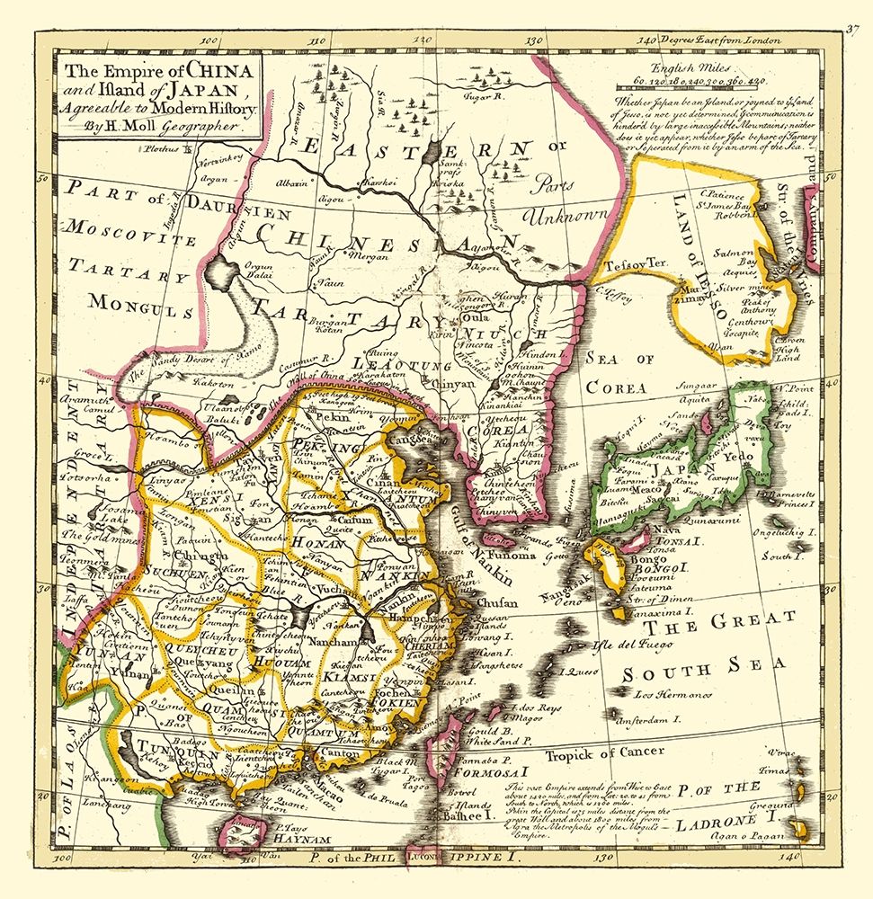 Asia Chinese Empire Japan - Moll 1736