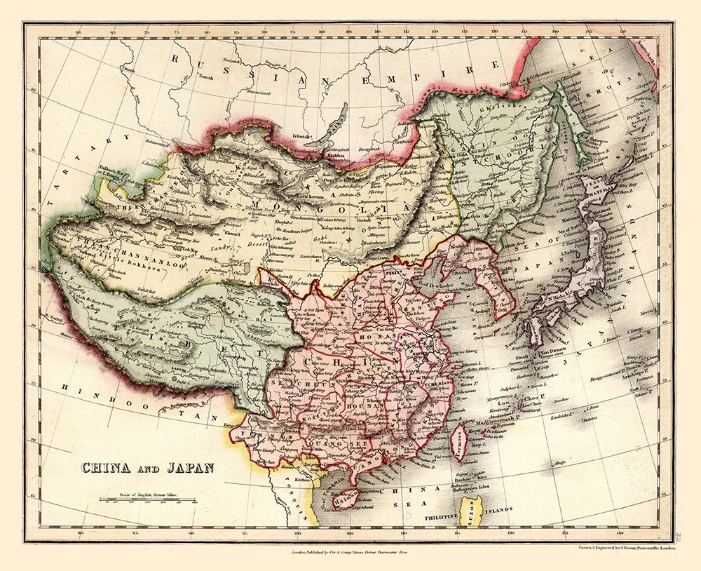 China Japan - Higgins 1832