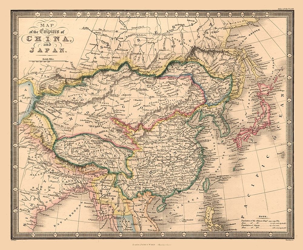 China Japan - Wyld 1864