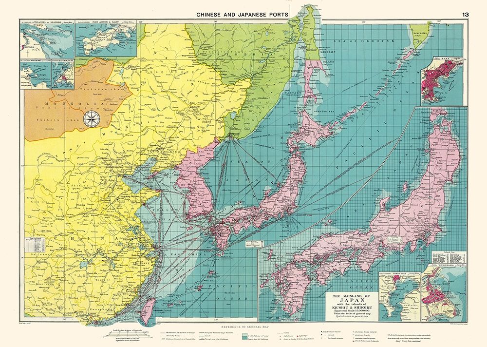 Asia Chinese Japanese Ports - Philip 1922