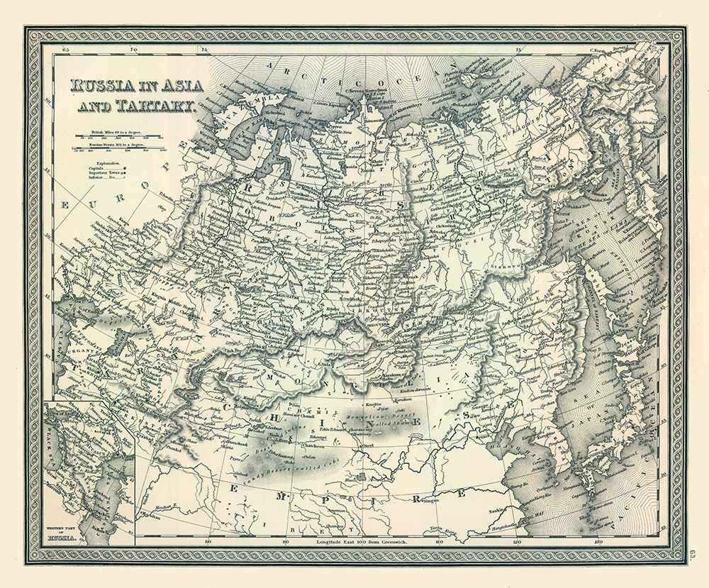 Russia in Asia Tartary - Tanner 1836