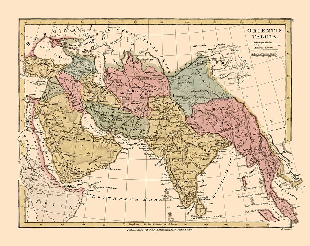 Middle East Asia - Wilkinson 1807