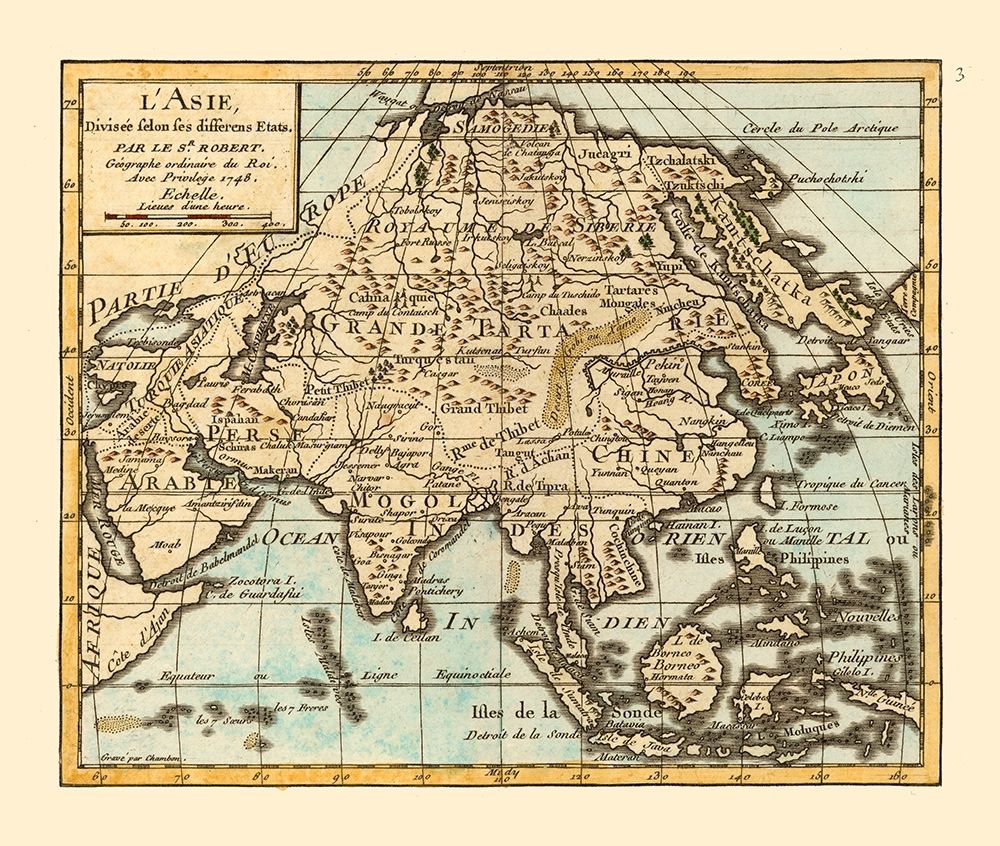 Asia - Robert 1748