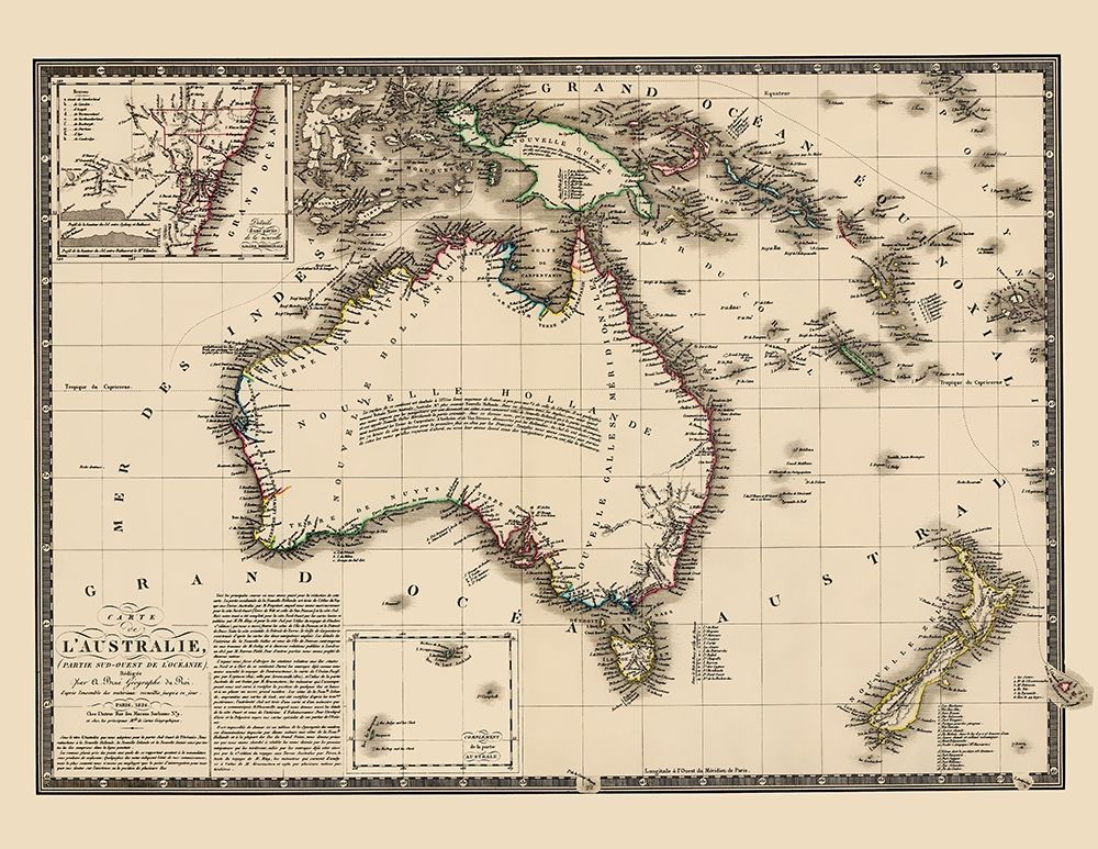 Oceania Australia New Zealand New Guinea