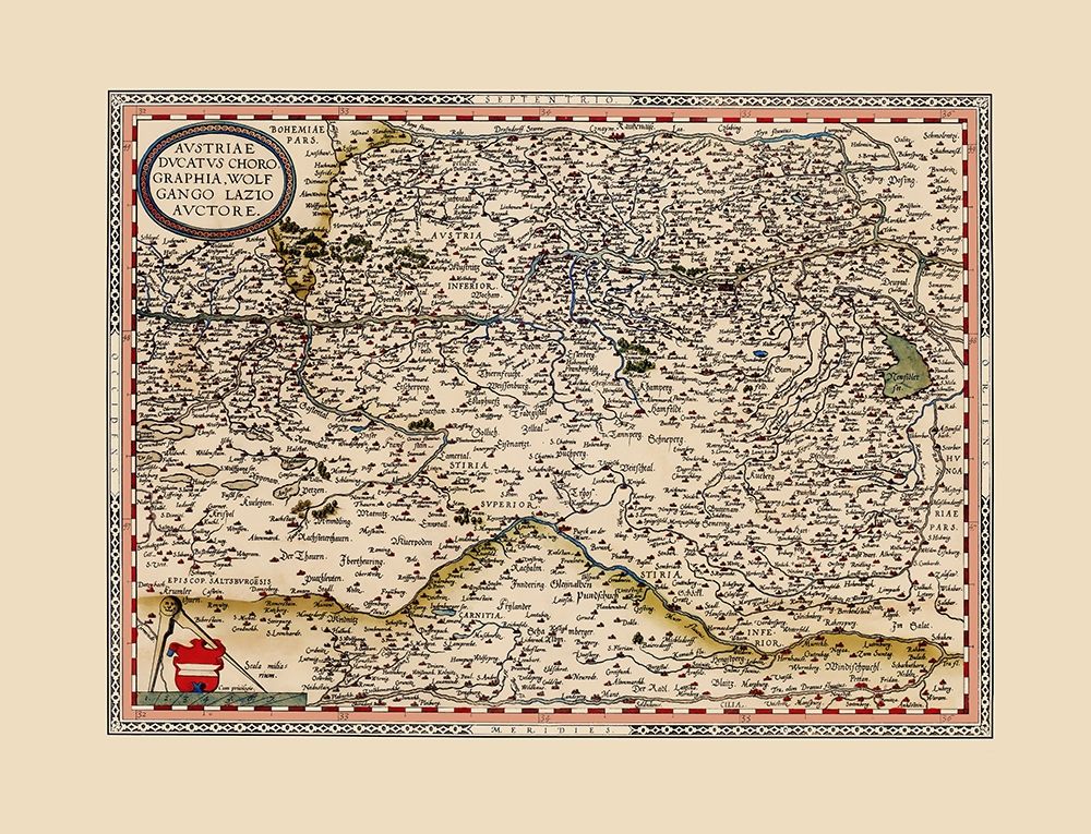 Austria - Ortelius 1570