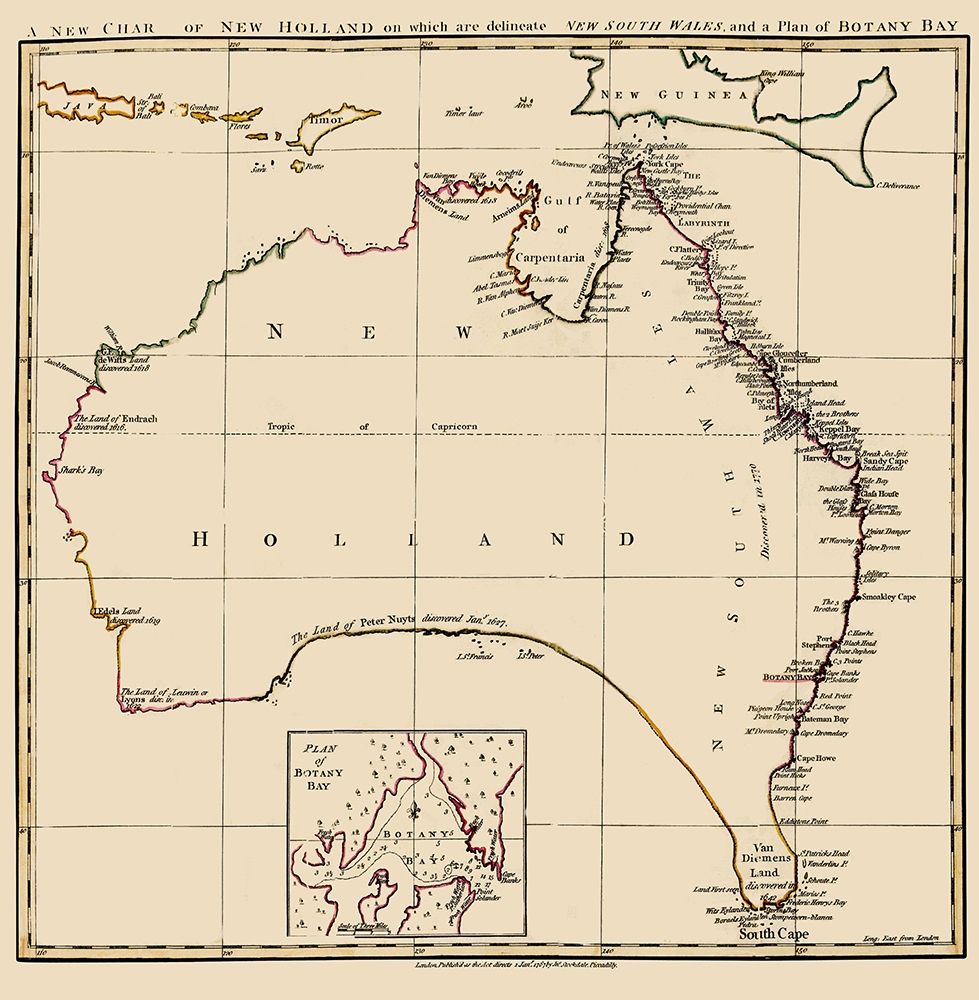 Australia New Holland - Stockdale 1767