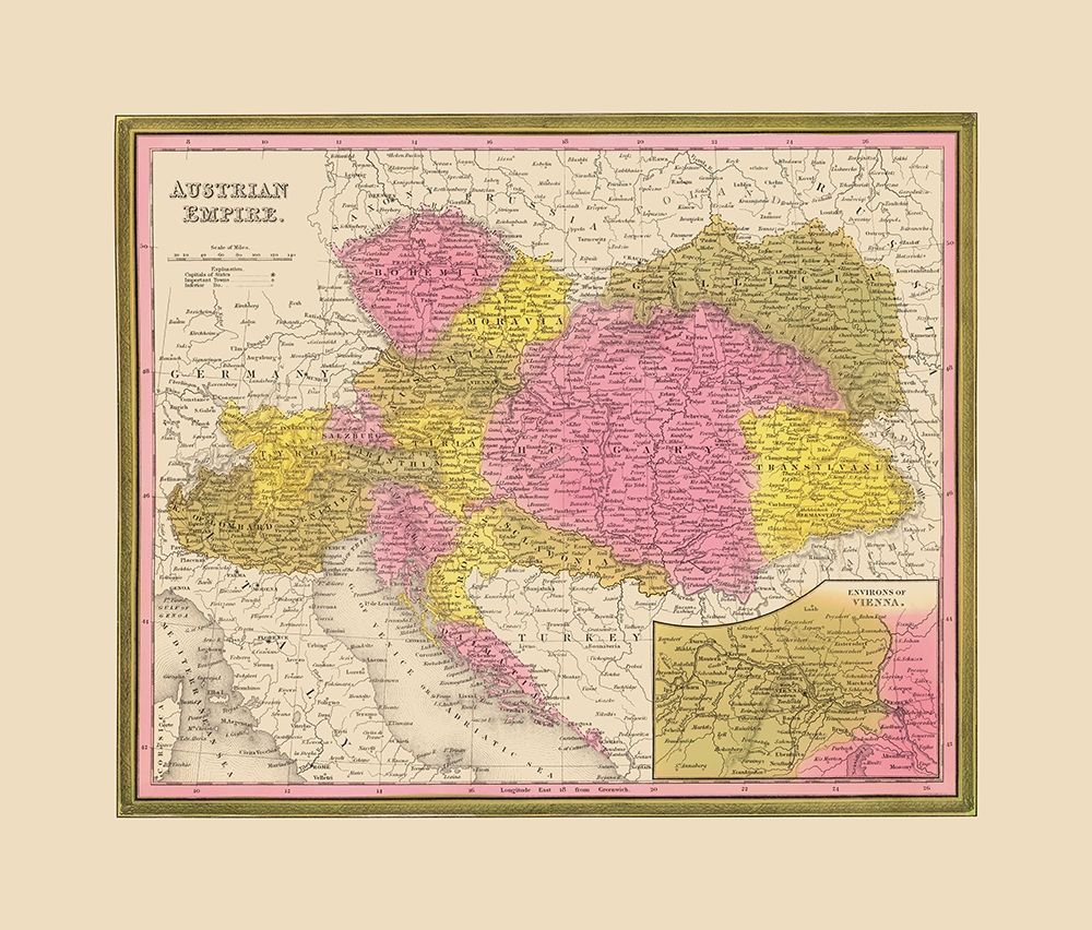 Austrian Empire - Mitchell 1846