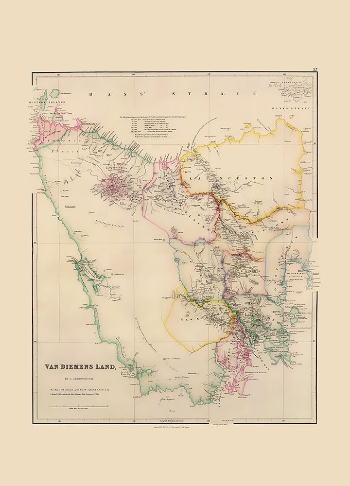 Australia Van Diemens Land Tasmania