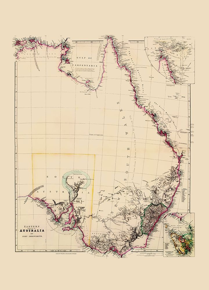 Eastern Australia - Arrowsmith 1844