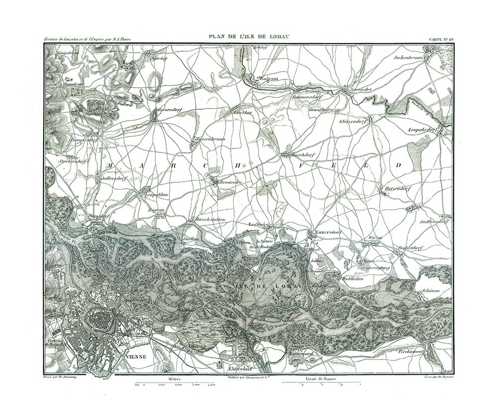 Lobau Austria - Thiers 1866