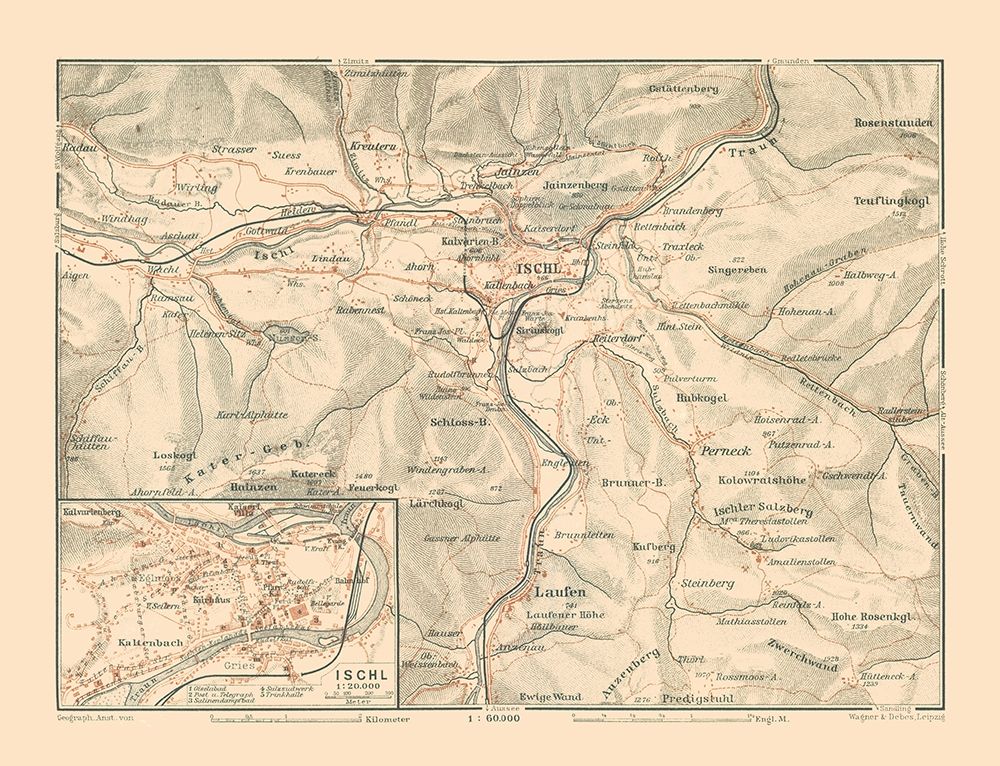 Ischgl Austria - Baedeker 1910