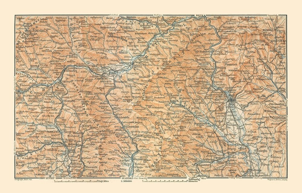 Northeastern Austria - Baedeker 1910