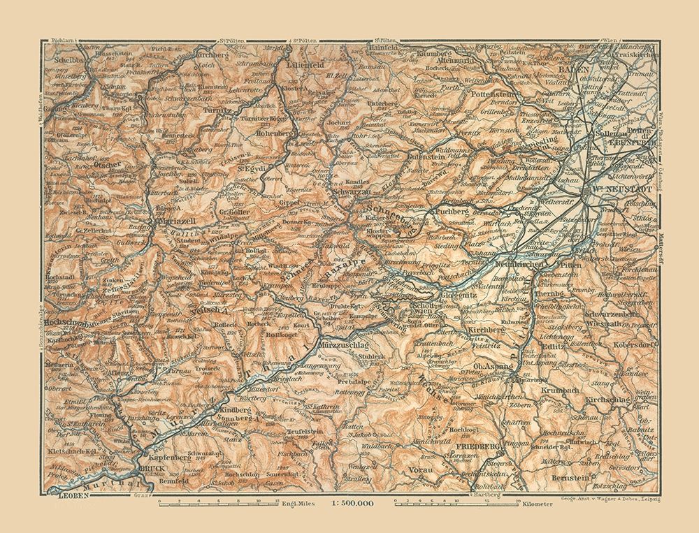 Eastern Austria - Baedeker 1910
