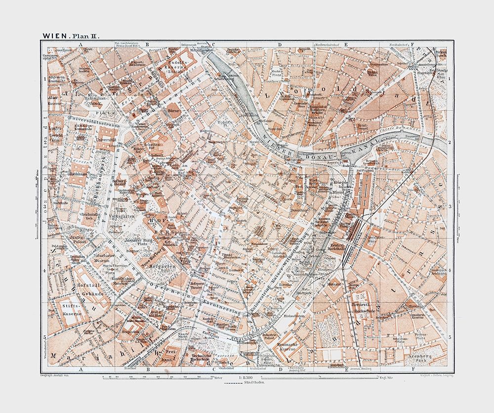 Vienna Austria - Baedeker 1910