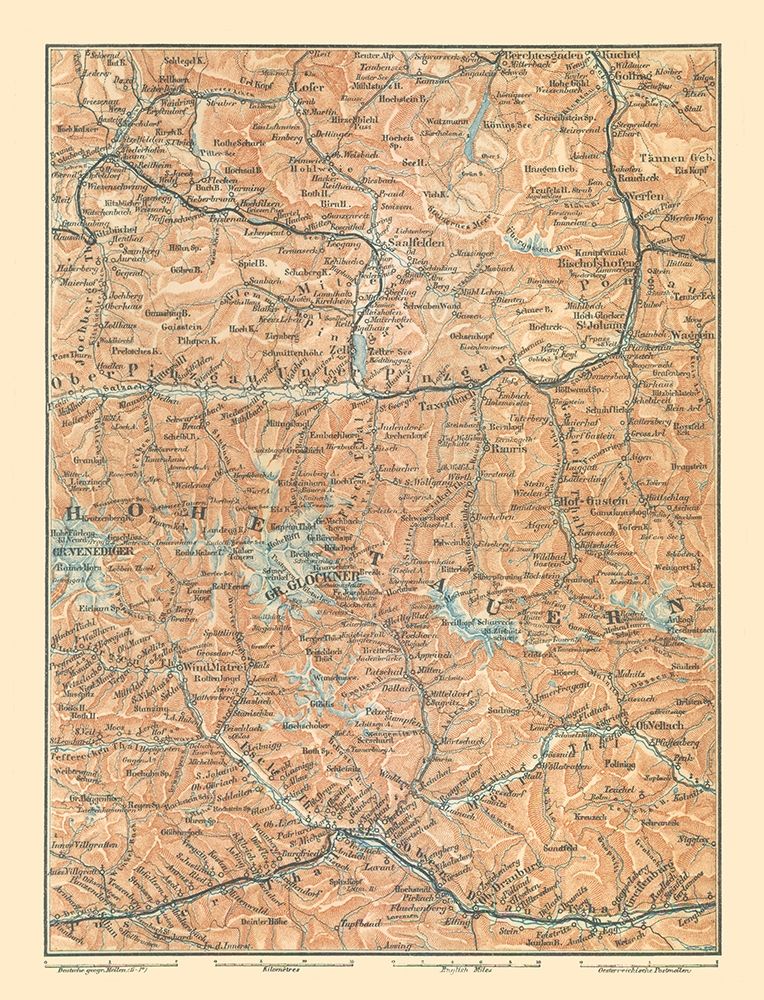 Hohe Tauern Austria - Baedeker 1896