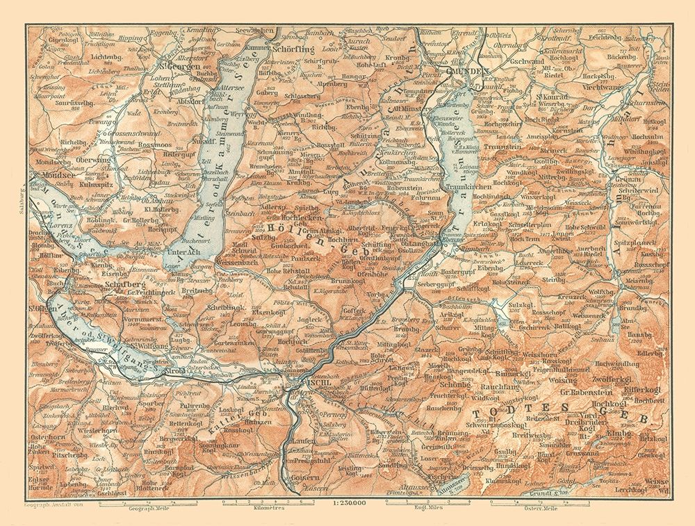 North Austria - Baedeker 1896