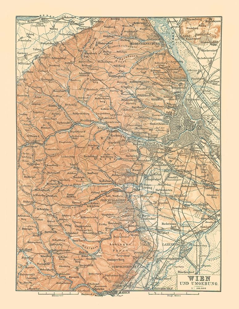 Vienna Austria - Baedeker 1896