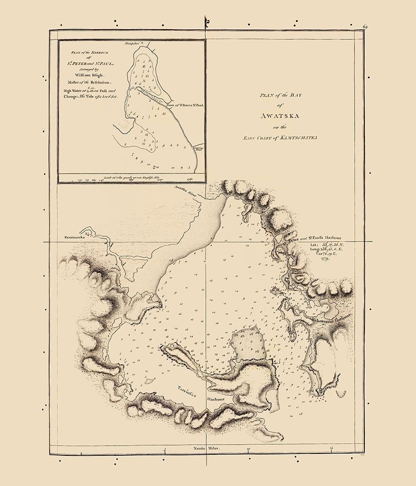 Avacha Bay Nautical Russia - Bligh 1785