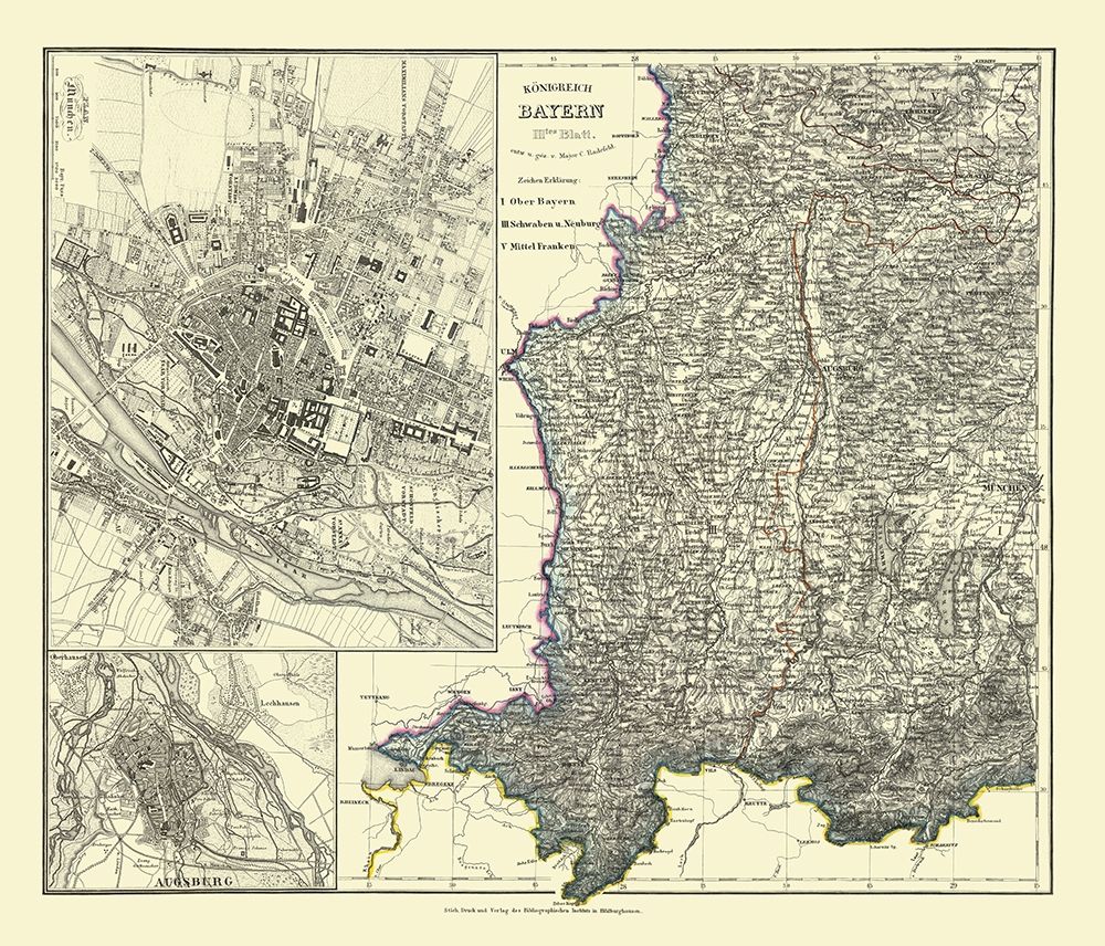 Bavaria Germany - Radefeld 1858