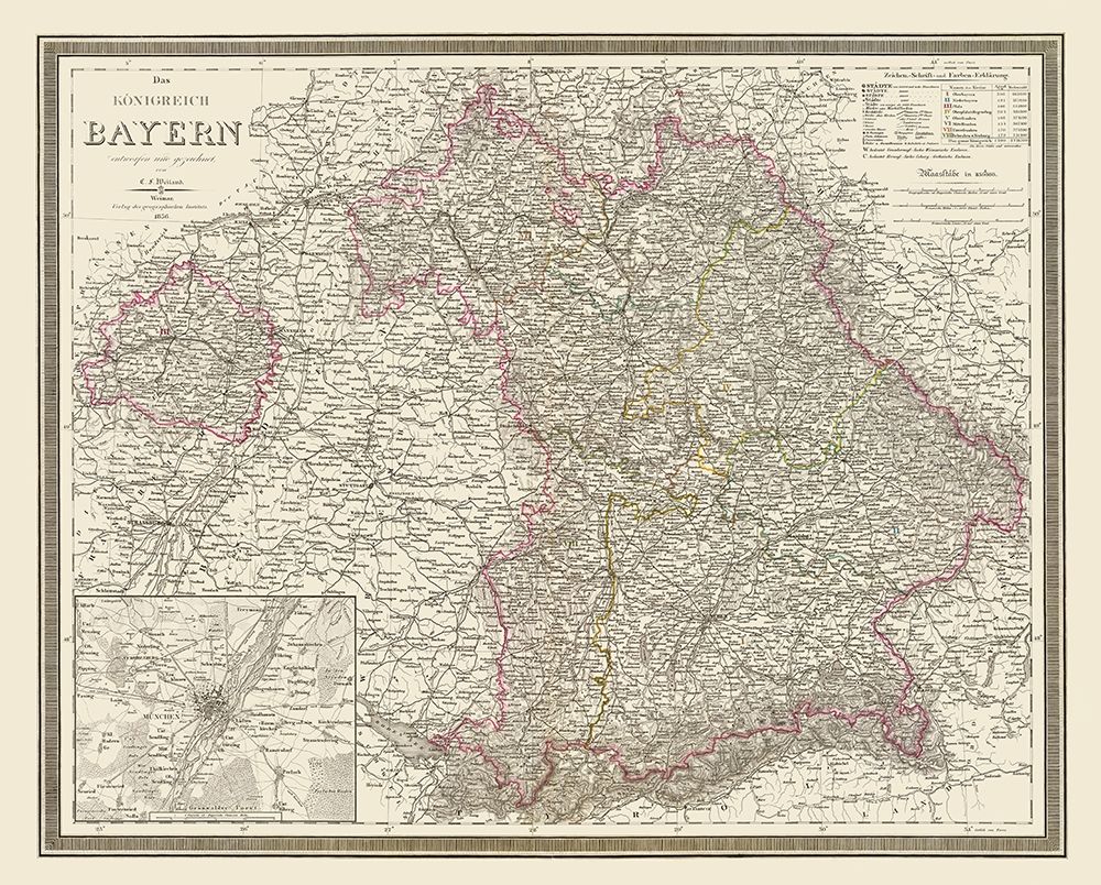 Bavaria Region Germany - Weiland 1856